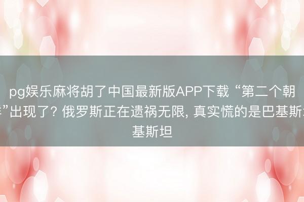 pg娱乐麻将胡了中国最新版APP下载 “第二个朝鲜”出现了? 俄罗斯正在遗祸无限， 真实慌的是巴基斯坦